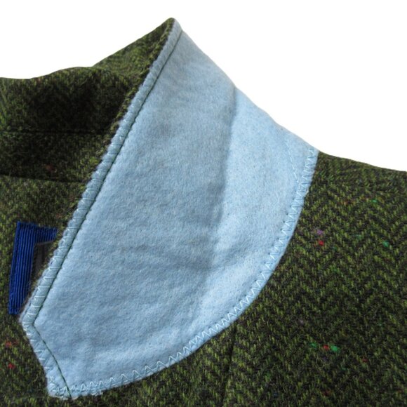 NWT J.Crew Bristol Blazer in Meadow Herringbone Wool Double-Breasted Jacket 12 - Picture 4 of 6